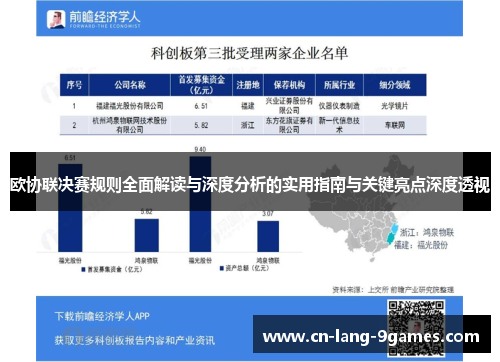 欧协联决赛规则全面解读与深度分析的实用指南与关键亮点深度透视 欧协联决赛规则全面解读与深度分析的实用指南与关键亮点深度透视