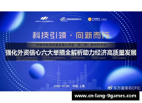 强化外资信心六大举措全解析助力经济高质量发展